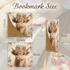image:imageIcycay Axolotls Corner Bookmarks for Women 3 Pcs Reading Book Page MarkersHighland Cow