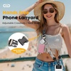 image:imageIcycay Phone Lanyard Crossbody Strap Neck Adjustable Teacher Women GoldAbstract Art Leaf Black