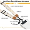image:imageIcycay Phone Lanyard Crossbody Strap Neck Adjustable Teacher Women GoldCheckered Apricot