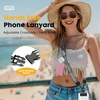 image:imageIcycay Phone Lanyard Crossbody Strap Neck Adjustable Teacher Women GoldStriped Black