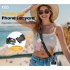 image:imageIcycay Phone Lanyard Crossbody Strap Neck Adjustable Teacher Women Marble1 Pure Black