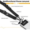 image:imageIcycay Phone Lanyard Crossbody Strap Neck Adjustable Teacher Women Marble1 Pure Black