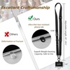 image:imageIcycay Phone Lanyard Crossbody Strap Neck Adjustable Teacher Women Marble1 Pure Black