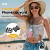 image:imageIcycay Phone Lanyard Crossbody Strap Neck Adjustable Teacher Women Marble1 Silver Gray