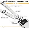 image:imageIcycay Phone Lanyard Crossbody Strap Neck Adjustable Teacher Women Marble1 White