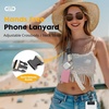 image:imageIcycay Phone Lanyard Crossbody Strap Neck Adjustable Teacher Women MarbleCheckered Apricot