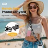 image:imageIcycay Phone Lanyard Crossbody Strap Neck Adjustable Teacher Women MarbleCheckered Black