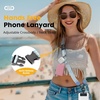 image:imageIcycay Phone Lanyard Crossbody Strap Neck Adjustable Teacher Women MarbleStriped Blue