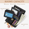 image:imageIcycay Sea Turtle Small Wallet Women RFID Blocking Cute Credit Card Holder0 Black