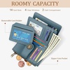 image:imageIcycay Sea Turtle Small Wallet Women RFID Blocking Cute Credit Card Holder0 Blue