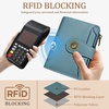 image:imageIcycay Sea Turtle Small Wallet Women RFID Blocking Cute Credit Card Holder0 Blue