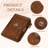 image:imageIcycay Sea Turtle Small Wallet Women RFID Blocking Cute Credit Card Holder0 Brown