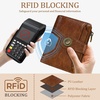 image:imageIcycay Sea Turtle Small Wallet Women RFID Blocking Cute Credit Card Holder0 Brown