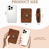 image:imageIcycay Sea Turtle Small Wallet Women RFID Blocking Cute Credit Card Holder0 Brown