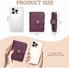 image:imageIcycay Sea Turtle Small Wallet Women RFID Blocking Cute Credit Card Holder0 Deep Violet