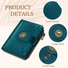 image:imageIcycay Sea Turtle Small Wallet Women RFID Blocking Cute Credit Card Holder0 Peacock Blue