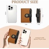 image:imageIcycay Sea Turtle Small Wallet Women RFID Blocking Cute Credit Card Holder0 Pumpkin Black