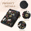 image:imageIcycay Sea Turtle Small Wallet Women RFID Blocking Cute Credit Card HolderCat Flowers