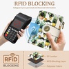 image:imageIcycay Sea Turtle Small Wallet Women RFID Blocking Cute Credit Card HolderCat Plant