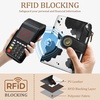 image:imageIcycay Sea Turtle Small Wallet Women RFID Blocking Cute Credit Card HolderCow Black