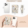 image:imageIcycay Sea Turtle Small Wallet Women RFID Blocking Cute Credit Card HolderFloral