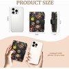 image:imageIcycay Sea Turtle Small Wallet Women RFID Blocking Cute Credit Card HolderFloral Multi