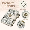 image:imageIcycay Sea Turtle Small Wallet Women RFID Blocking Cute Credit Card HolderFloral White
