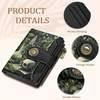 image:imageIcycay Sea Turtle Small Wallet Women RFID Blocking Cute Credit Card HolderGoth Skull Plant