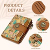image:imageIcycay Sea Turtle Small Wallet Women RFID Blocking Cute Credit Card HolderHighland Cow