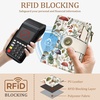 image:imageIcycay Sea Turtle Small Wallet Women RFID Blocking Cute Credit Card HolderMushroom