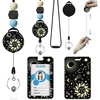 image:imageIcycay Teacher Lanyards for ID Badges Retractable ID Holder Be KindMoon Sun