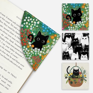 image:imageIcycay Axolotls Corner Bookmarks for Women 3 Pcs Reading Book Page MarkersCute Black Cat 01