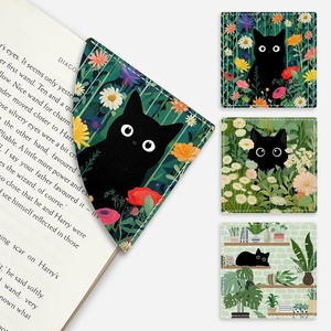image:imageIcycay Axolotls Corner Bookmarks for Women 3 Pcs Reading Book Page MarkersCute Black Cat 02