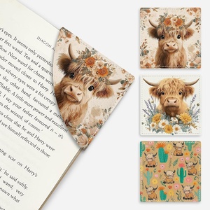 image:imageIcycay Axolotls Corner Bookmarks for Women 3 Pcs Reading Book Page MarkersHighland Cow