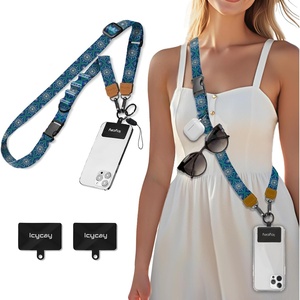image:imageIcycay Phone Lanyard Crossbody Strap Neck Adjustable Teacher Women GoldBoho Blue