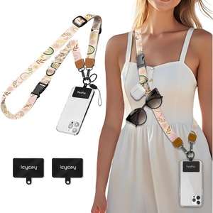 image:imageIcycay Phone Lanyard Crossbody Strap Neck Adjustable Teacher Women GoldBoho Rainbows