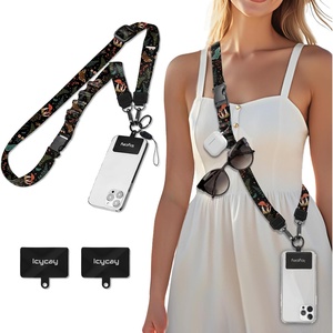 image:imageIcycay Phone Lanyard Crossbody Strap Neck Adjustable Teacher Women GoldButterfly