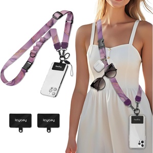 image:imageIcycay Phone Lanyard Crossbody Strap Neck Adjustable Teacher Women GoldMarble Purp
