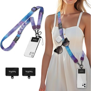 image:imageIcycay Phone Lanyard Crossbody Strap Neck Adjustable Teacher Women MarbleStarry Sky