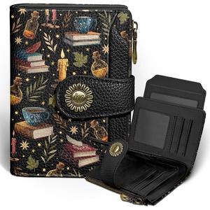 image:imageIcycay Sea Turtle Small Wallet Women RFID Blocking Cute Credit Card HolderBook Witchy