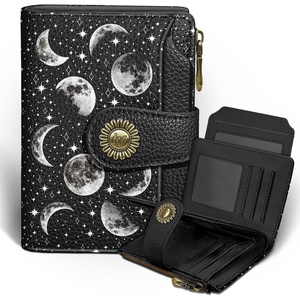 image:imageIcycay Sea Turtle Small Wallet Women RFID Blocking Cute Credit Card HolderMoon