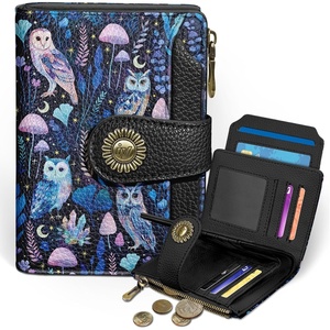 image:imageIcycay Sea Turtle Small Wallet Women RFID Blocking Cute Credit Card HolderOwl