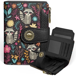 image:imageIcycay Sea Turtle Small Wallet Women RFID Blocking Cute Credit Card HolderRaccoon